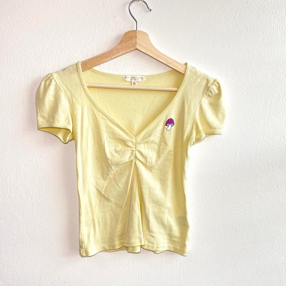 Urban Outfitters mushroom puff sleeve top